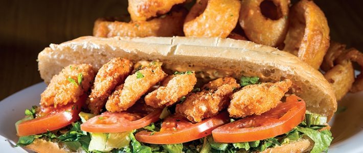 shrimp poboy sundogs raw bar grill